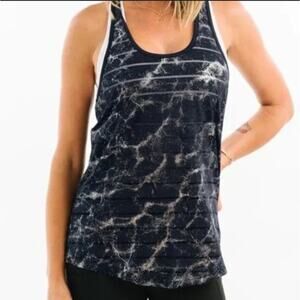 Zyia Active Reflective Havana Tank Top Black Size XX Large